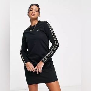 Fred Perry Long Sleeve Dress - Size 6